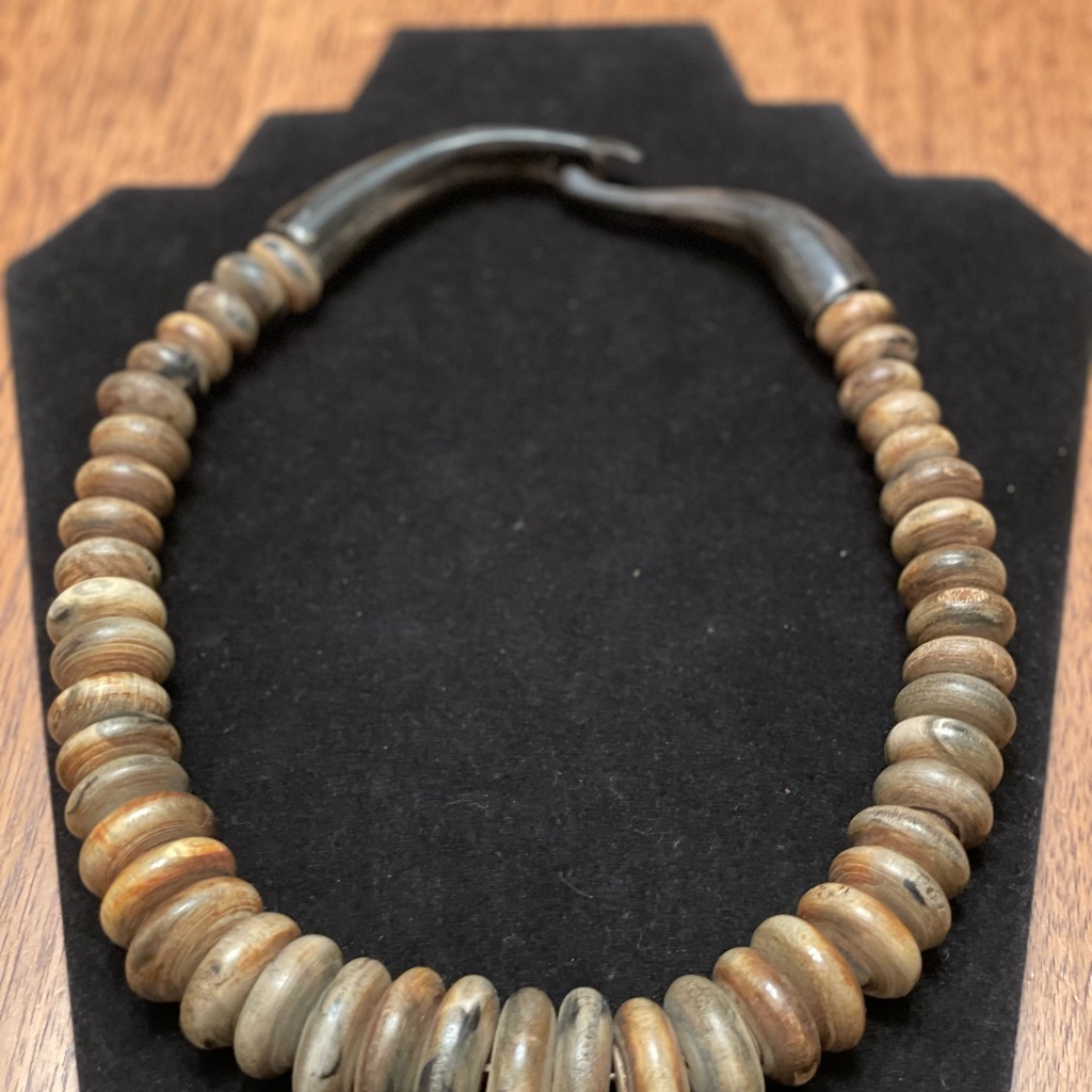 Monies Brown And Tan Necklace